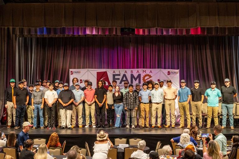 The seventh cohort for Gadsden State Community College’s FAME Chapter signed with their respective companies during a signing ceremony May 1 at the Oxford Civic Center.